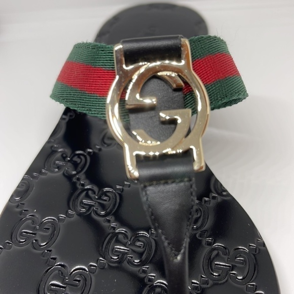 Gucci NEW leather sandals authentic 100% - Picture 8 of 14